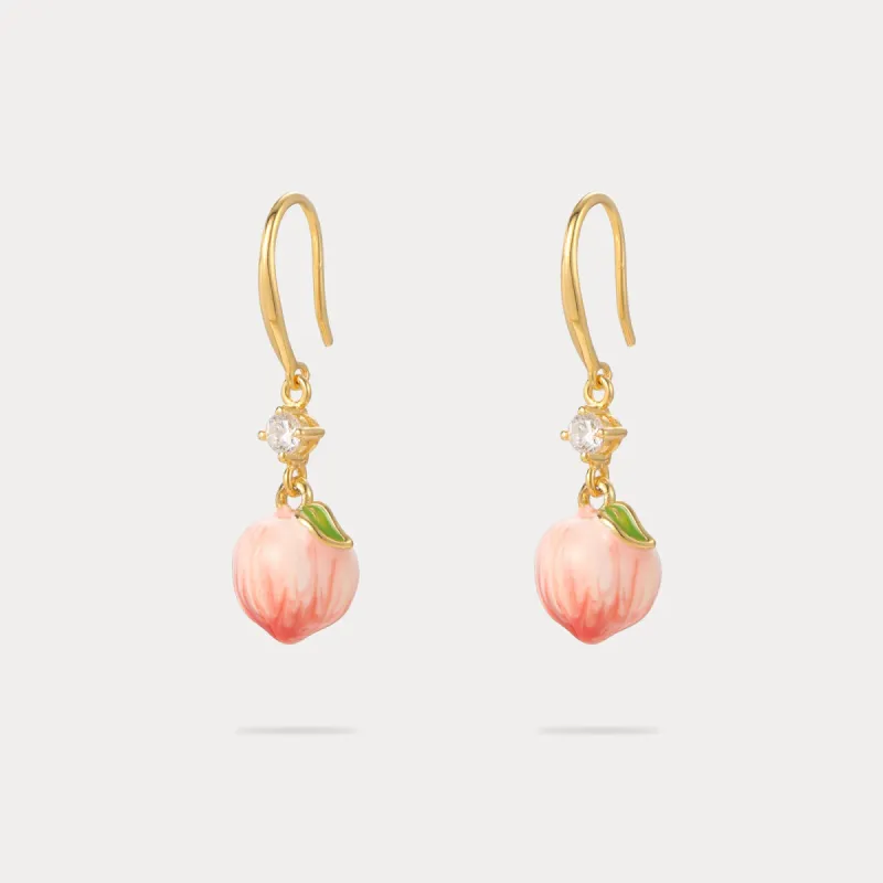 Peach Earrings sold by Selenichast