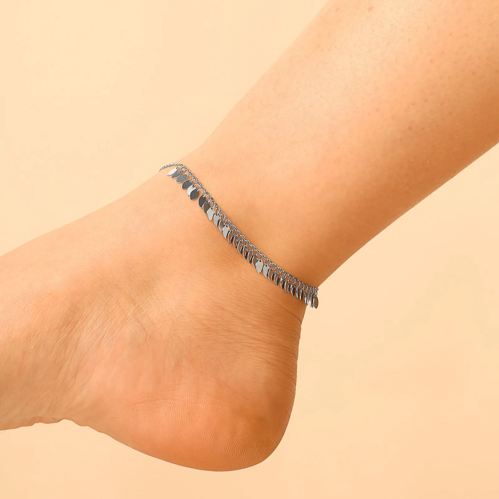 Sequin Dangle Anklet sold by Selenichast product image thumbnail 2