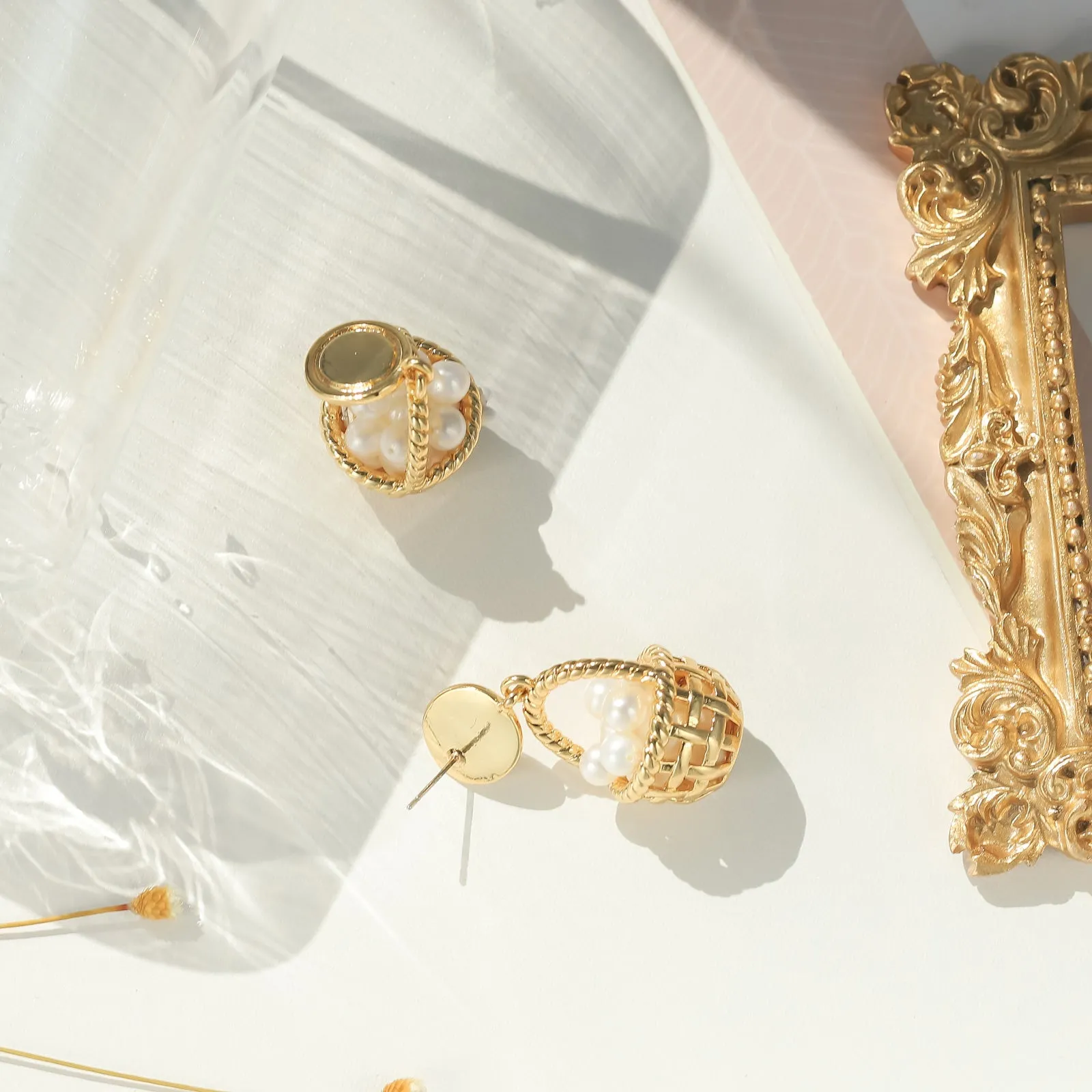 Baskets of Pearls Earrings sold by Selenichast product image thumbnail 5