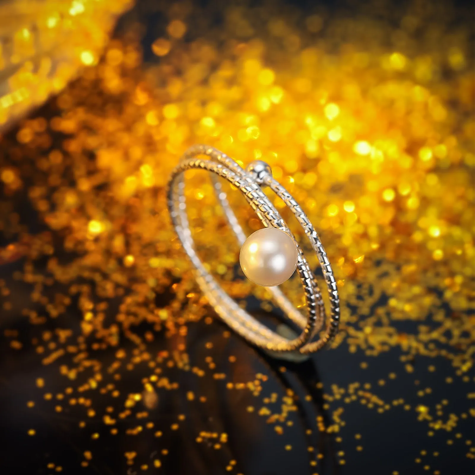 Sterling Silver Triple Rolling Ring sold by Selenichast product image thumbnail 2