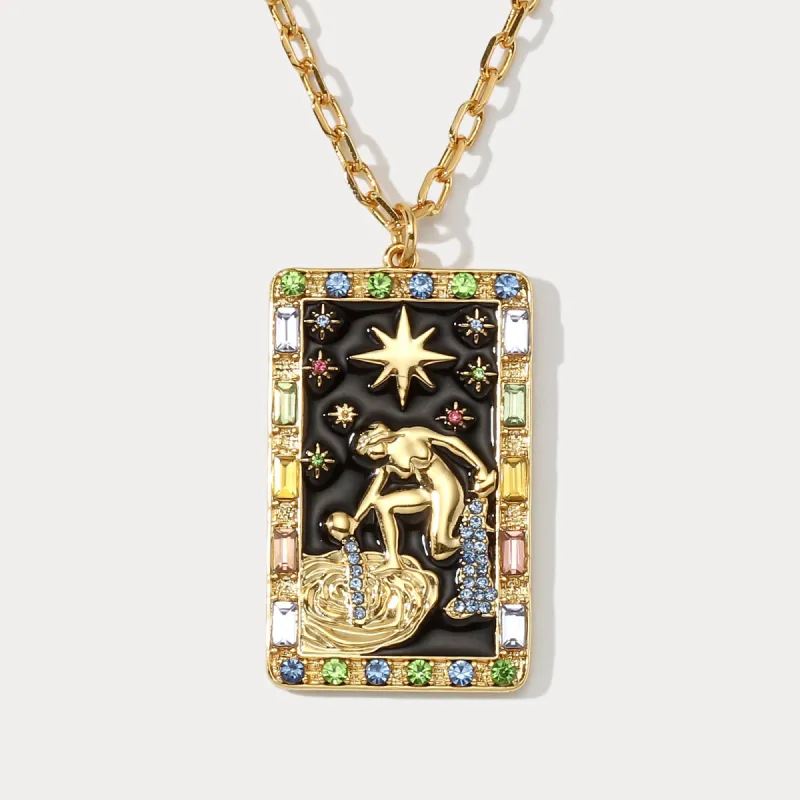 The Star Tarot Necklace sold by Selenichast
