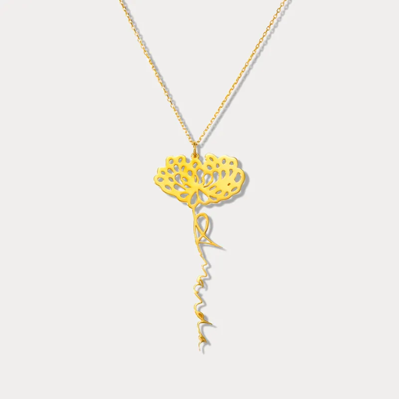 Flower Name Necklace sold by Selenichast
