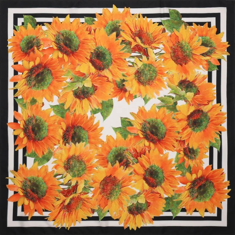 Sunflower Square Scarf sold by Selenichast