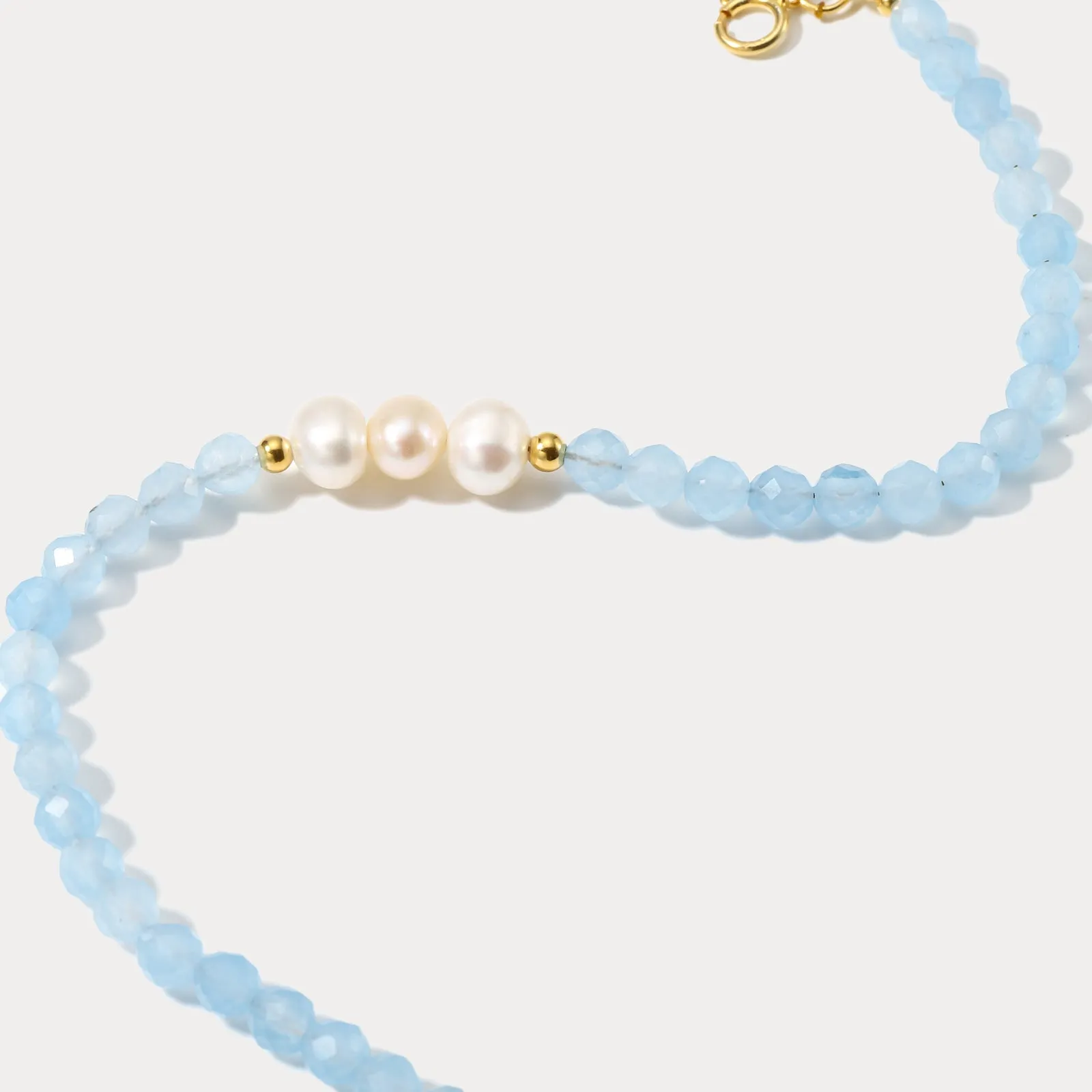 Blue Pearl Bracelet sold by Selenichast product image thumbnail 4