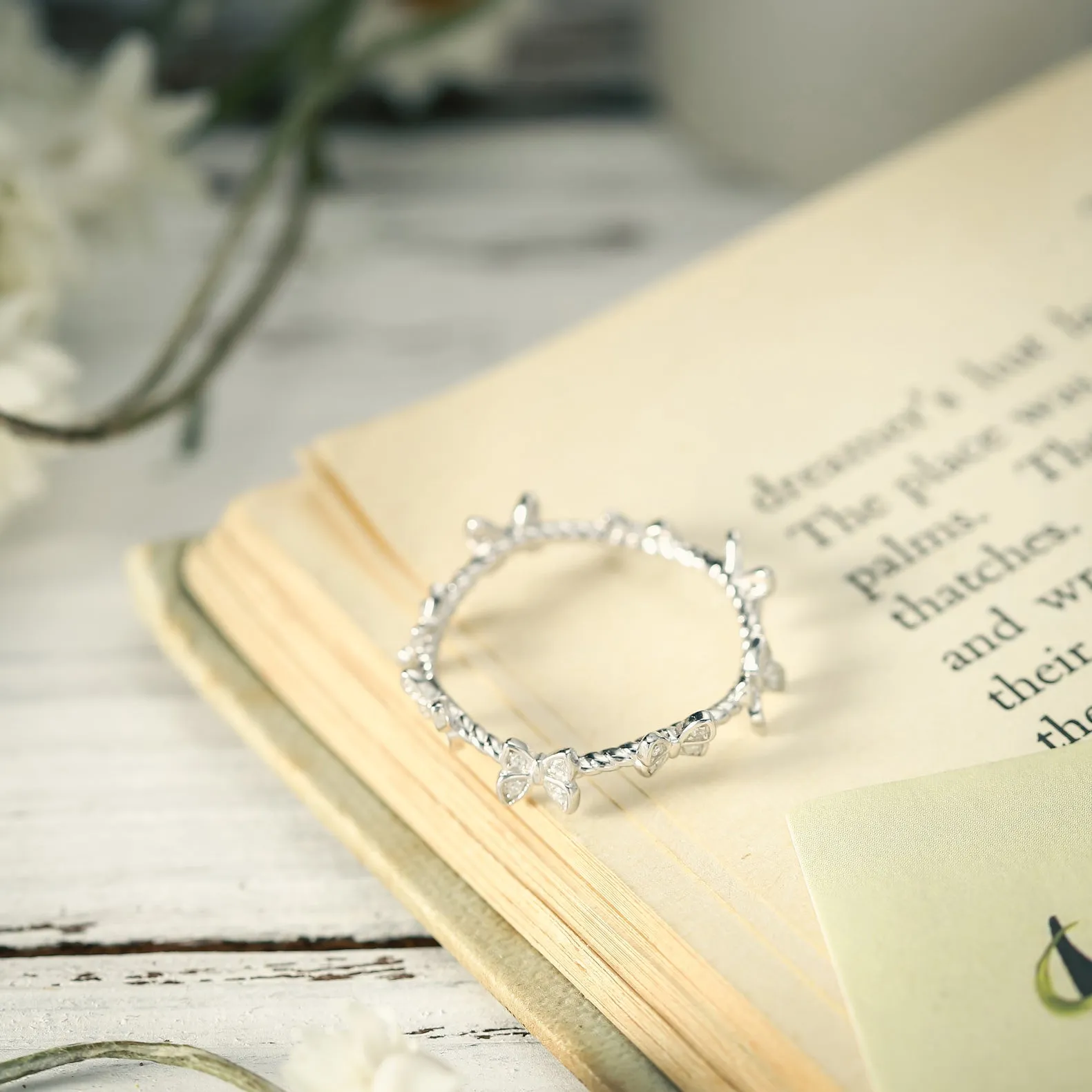 Butterfly Diamond Ring sold by Selenichast product image thumbnail 4