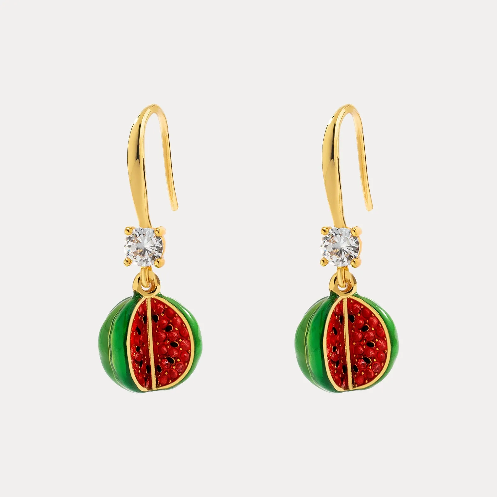 Watermelon Earrings sold by Selenichast