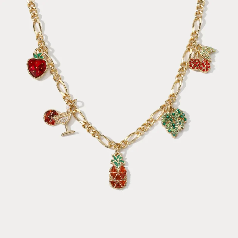 Summer Fruit Necklace sold by Selenichast