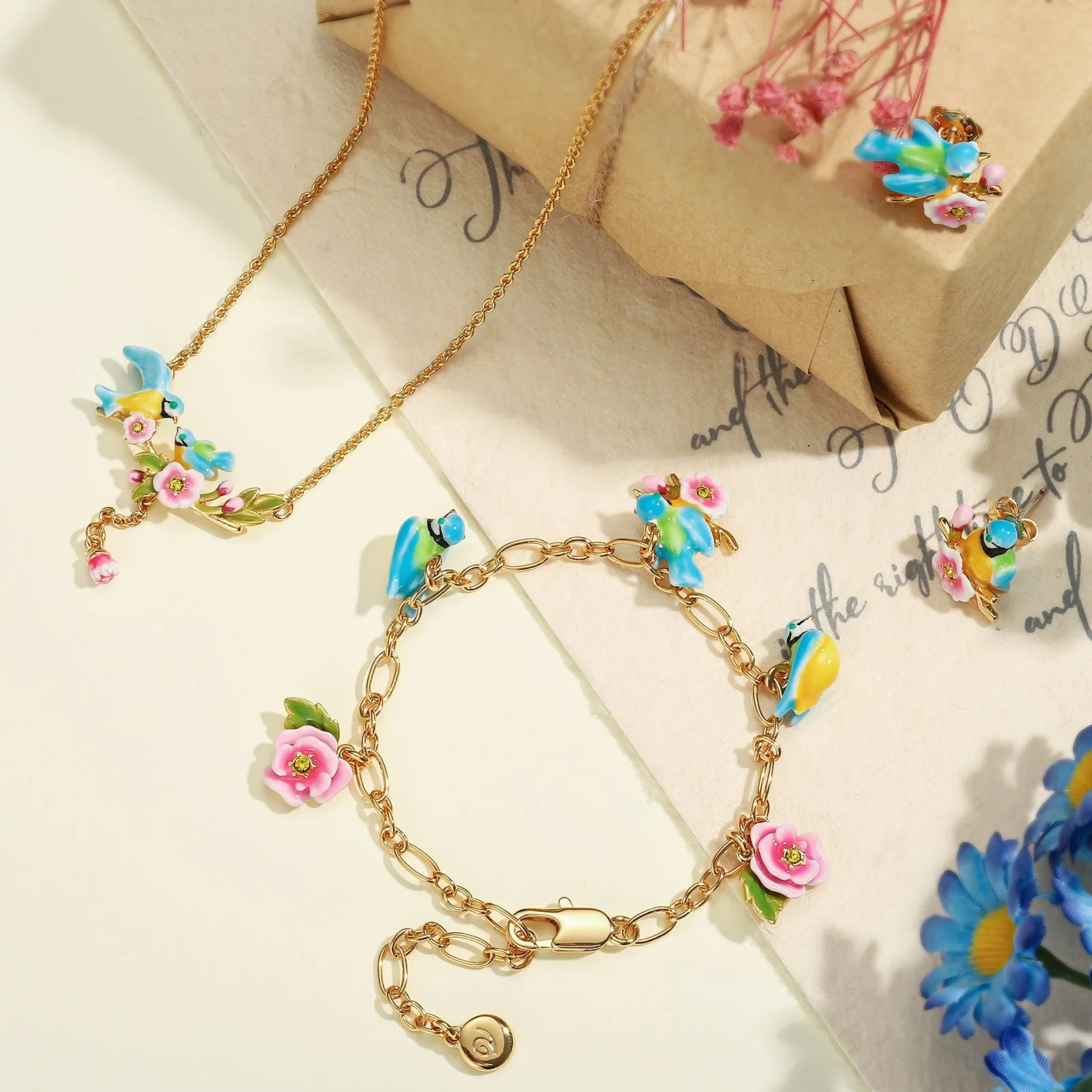 Blue Tit Gift Set with Gift Wrapping sold by Selenichast