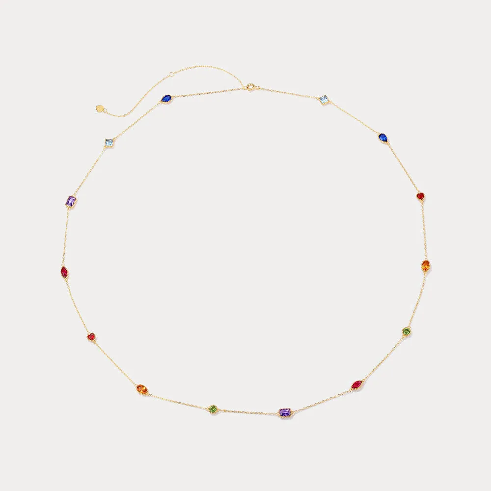 Rainbow Gem Necklace sold by Selenichast product image thumbnail 2