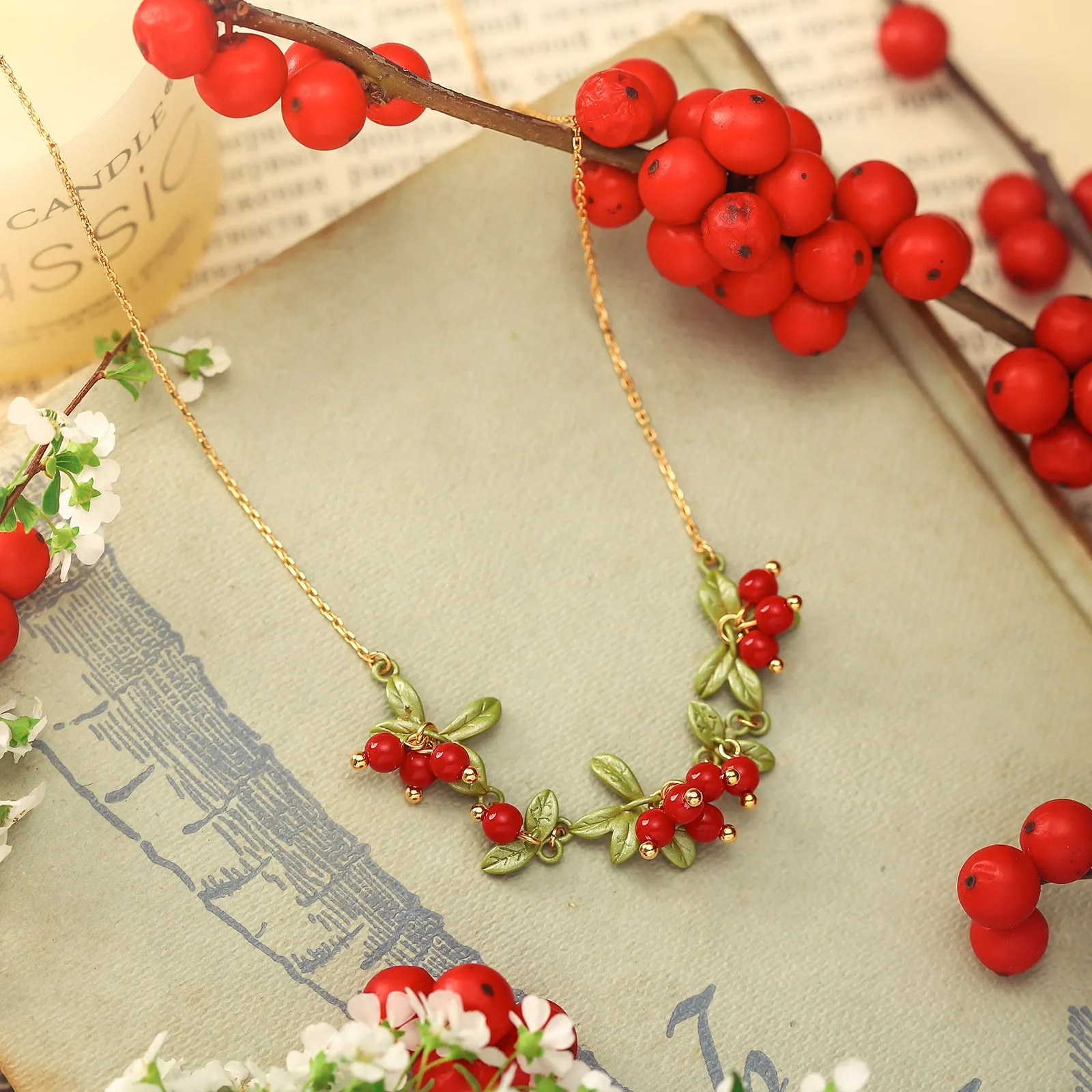 Cranberry Necklace sold by Selenichast product image thumbnail 4