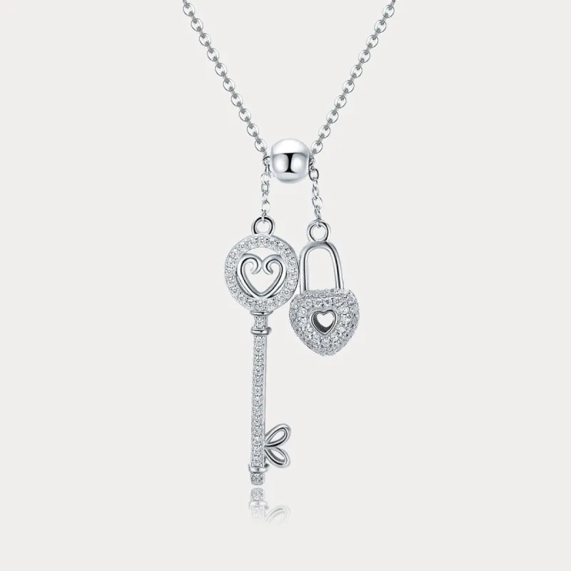 Lock And Key Necklace sold by Selenichast