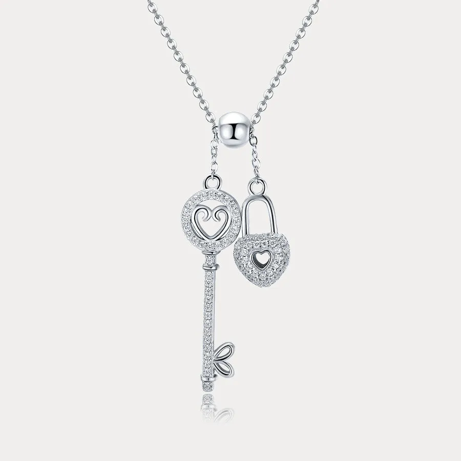 Lock And Key Necklace sold by Selenichast