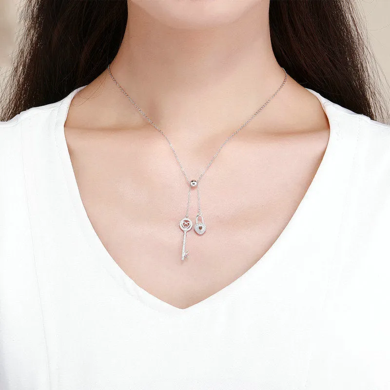 Lock And Key Necklace sold by Selenichast product image thumbnail 4