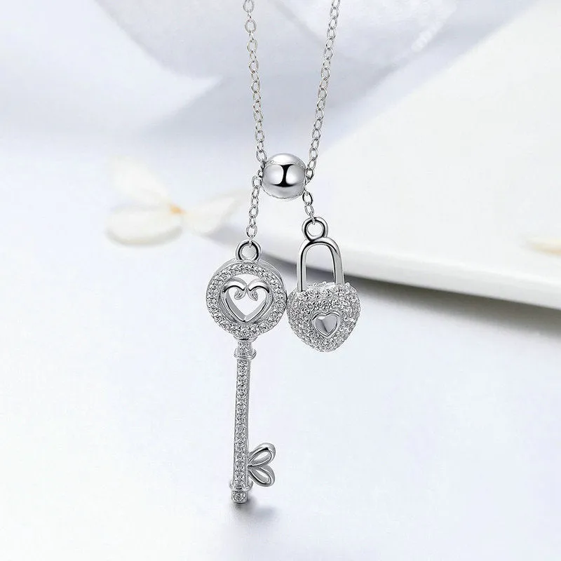 Lock And Key Necklace sold by Selenichast product image thumbnail 5