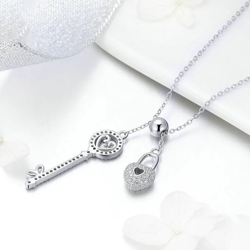 Lock And Key Necklace sold by Selenichast product image thumbnail 3