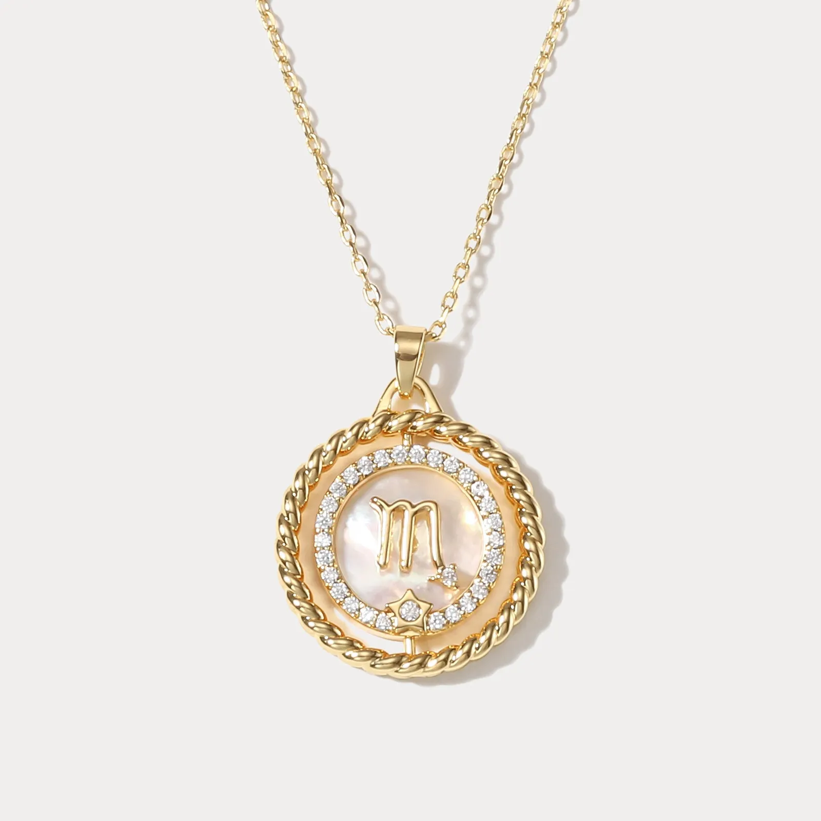 Scorpio Galaxy Constellation Pendant Necklace sold by Selenichast