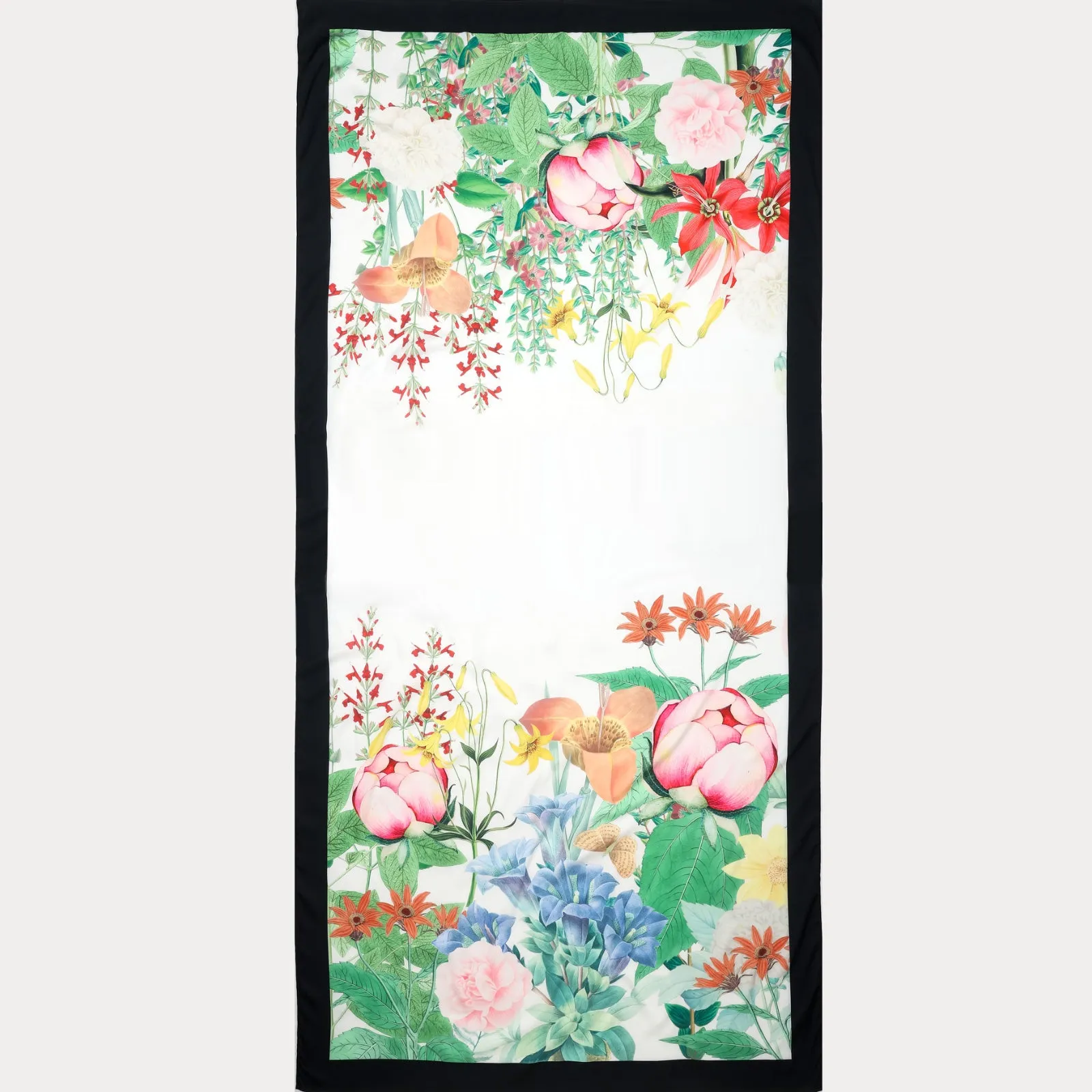 Garden Flower Rectangle Scarf sold by Selenichast product image thumbnail 2