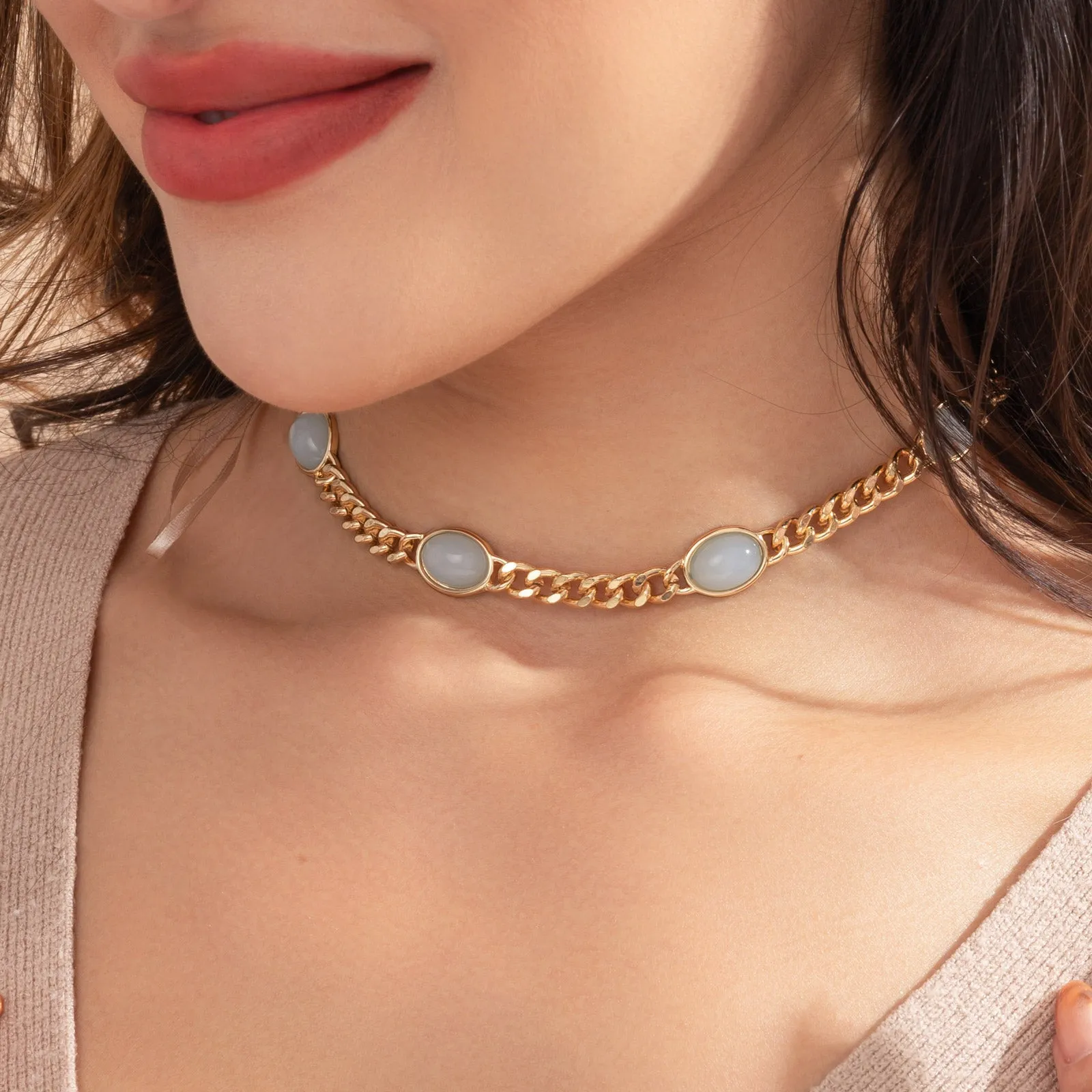 Jade Choker Necklace sold by Selenichast product image thumbnail 2