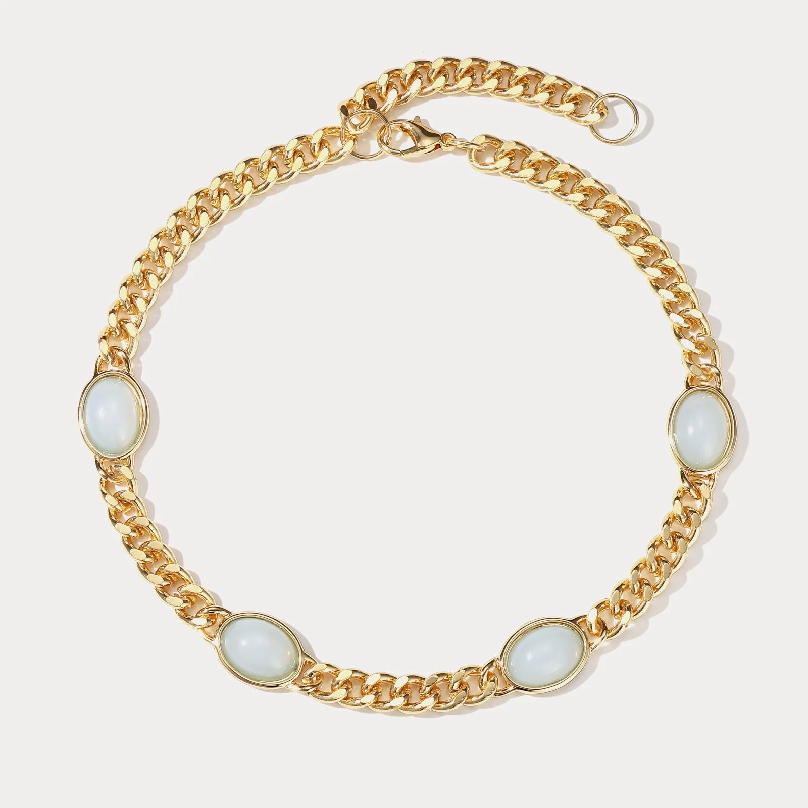 Jade Choker Necklace sold by Selenichast