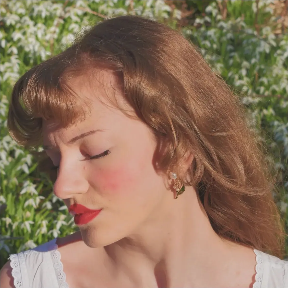 Lily of The Valley Earrings sold by Selenichast product image thumbnail 4