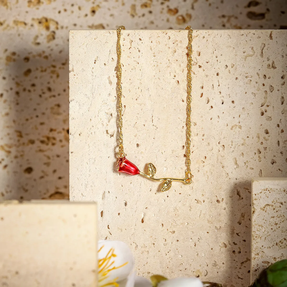 The Little Prince's Rose Necklace sold by Selenichast product image thumbnail 2