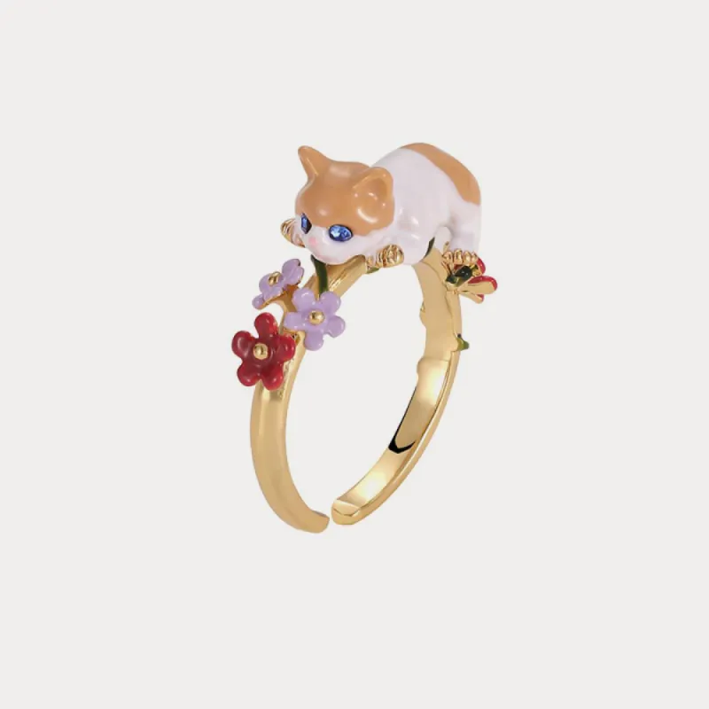 Orange Cat Ring sold by Selenichast
