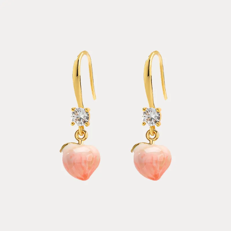 Peach Earrings sold by Selenichast