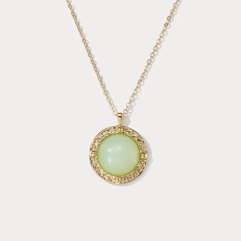 Jade Pendant Necklace sold by Selenichast