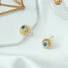 Emerald Flower Earrings sold by Selenichast