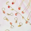 Cherry Hoop Earrings sold by Selenichast