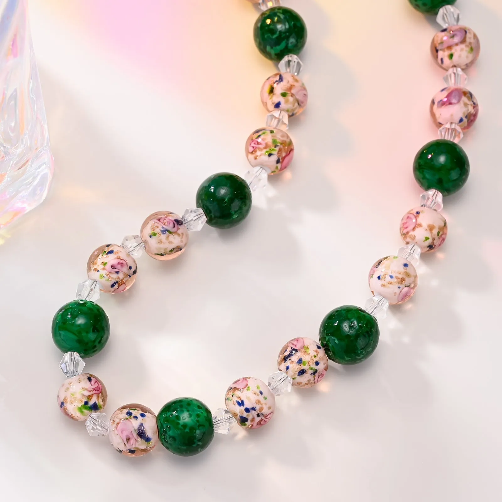Glass Bead Necklace sold by Selenichast product image thumbnail 2
