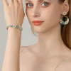Blueberry Flower Cuff Bracelet sold by Selenichast