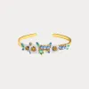Blueberry Flower Cuff Bracelet sold by Selenichast