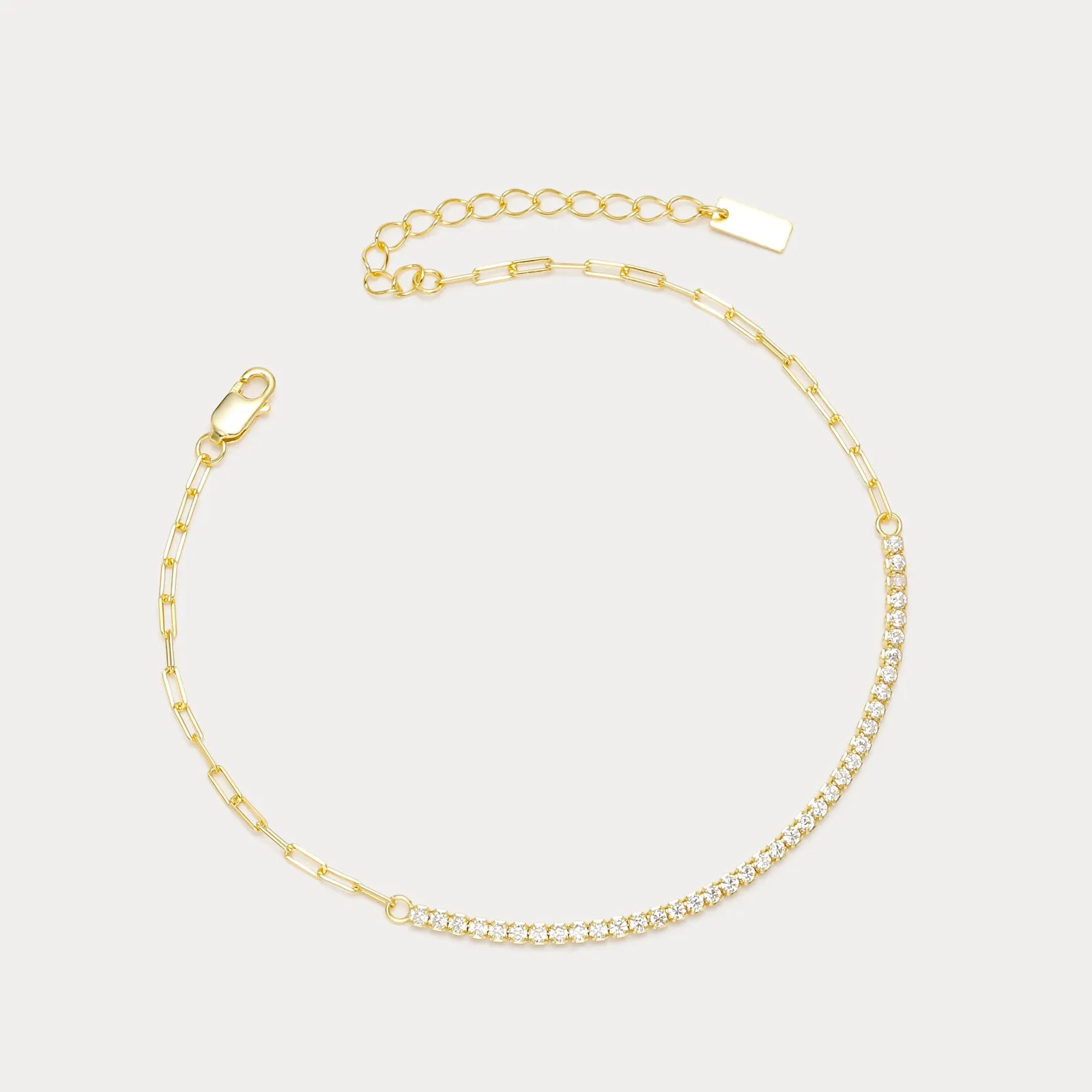 Cubic Zirconia Anklet sold by Selenichast product image thumbnail 4