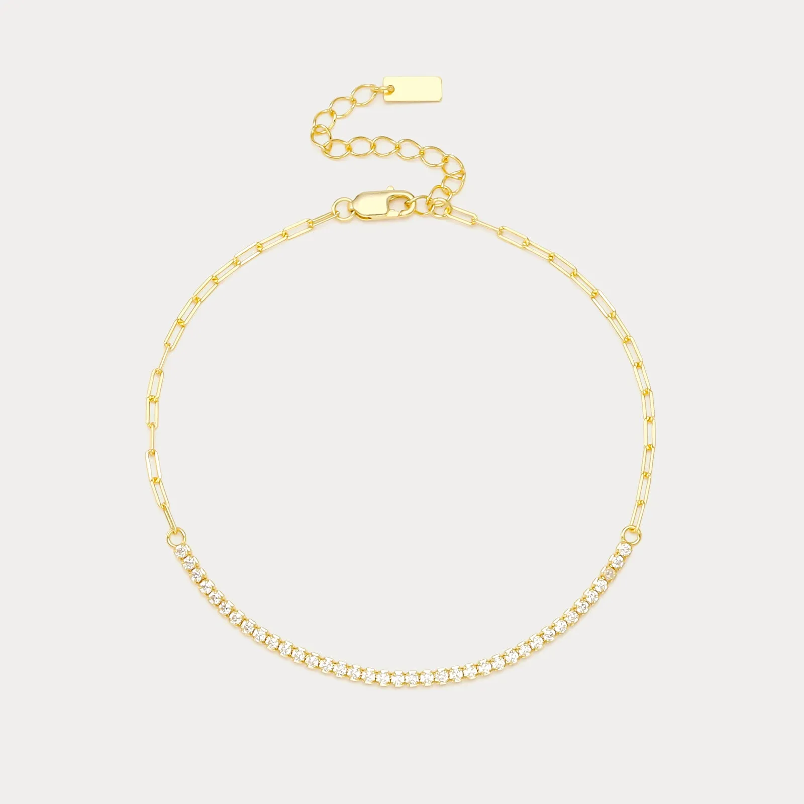 Cubic Zirconia Anklet sold by Selenichast