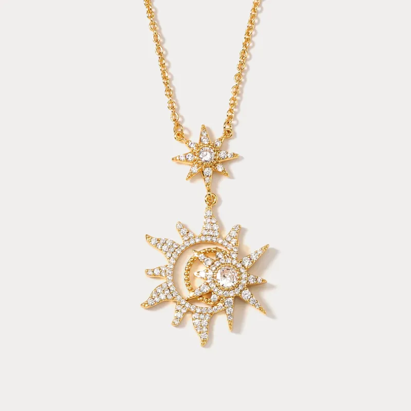 Moon and Star Necklace sold by Selenichast