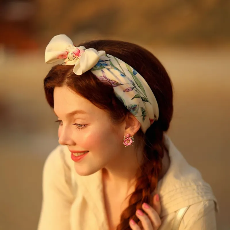 Blooming Square Scarf sold by Selenichast