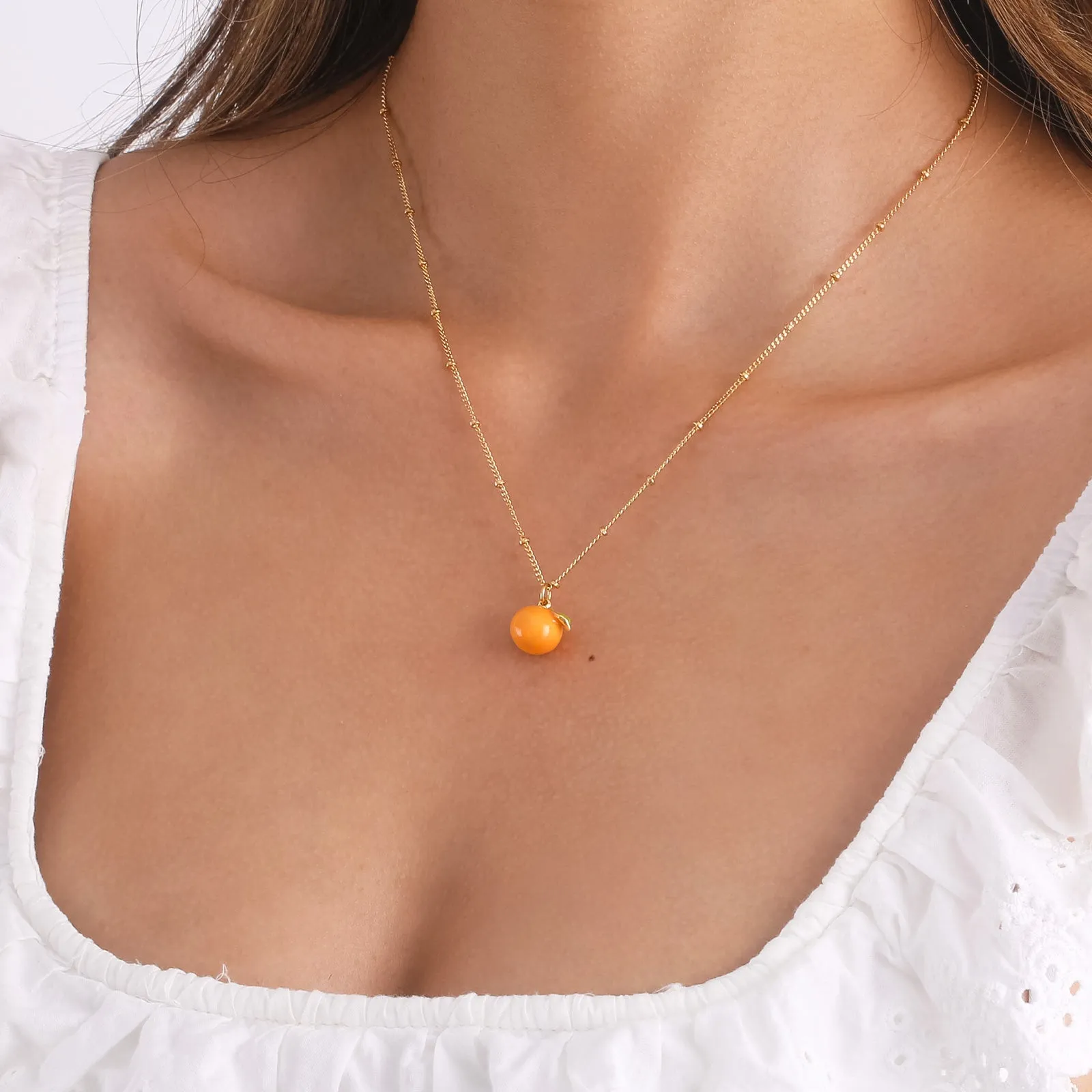Orange Necklace sold by Selenichast product image thumbnail 4