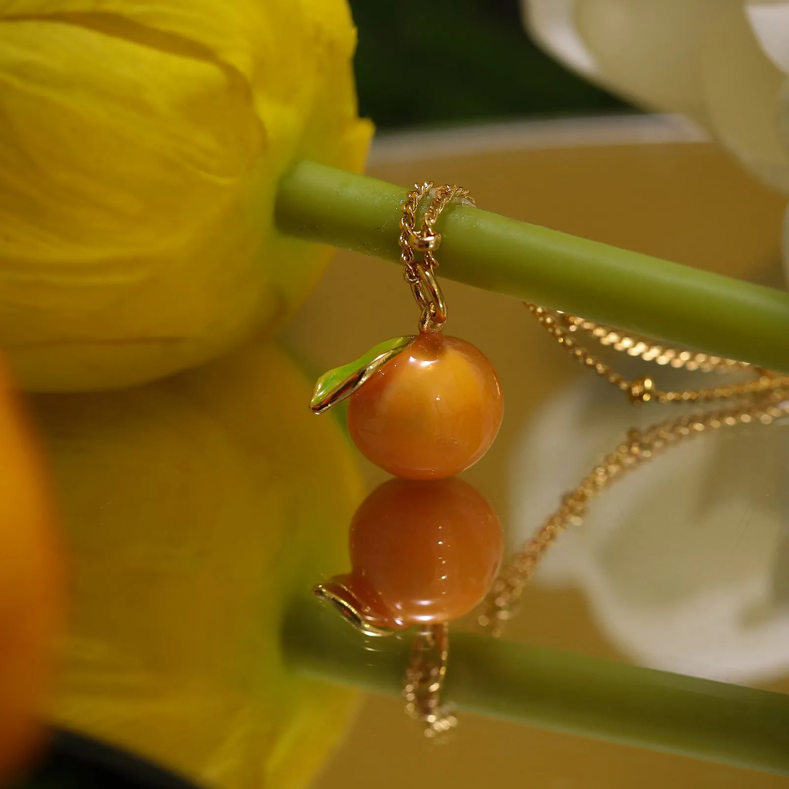 Orange Necklace sold by Selenichast product image thumbnail 5