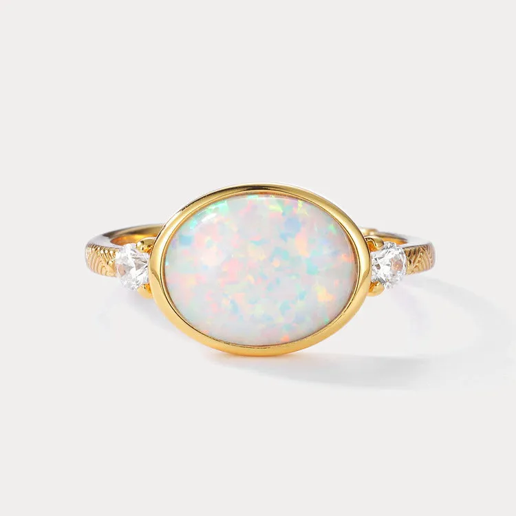 Opal Vintage Ring sold by Selenichast product image thumbnail 3