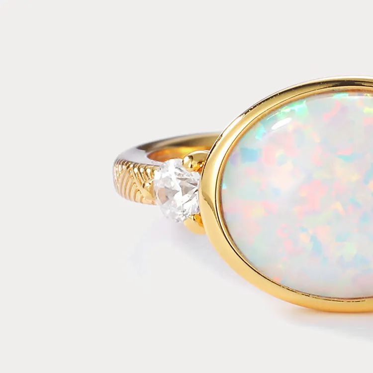 Opal Vintage Ring sold by Selenichast product image thumbnail 2