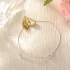 Golden Heart Silver Bracelet sold by Selenichast