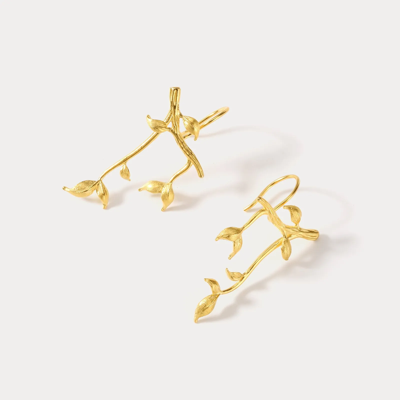 Leaves Branch Earrings sold by Selenichast product image thumbnail 5