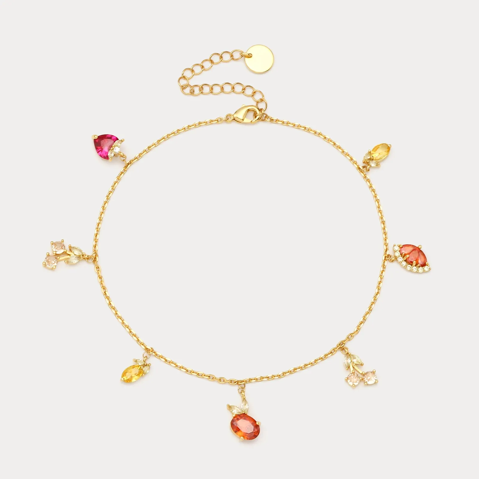 Fruit Charm Anklet sold by Selenichast