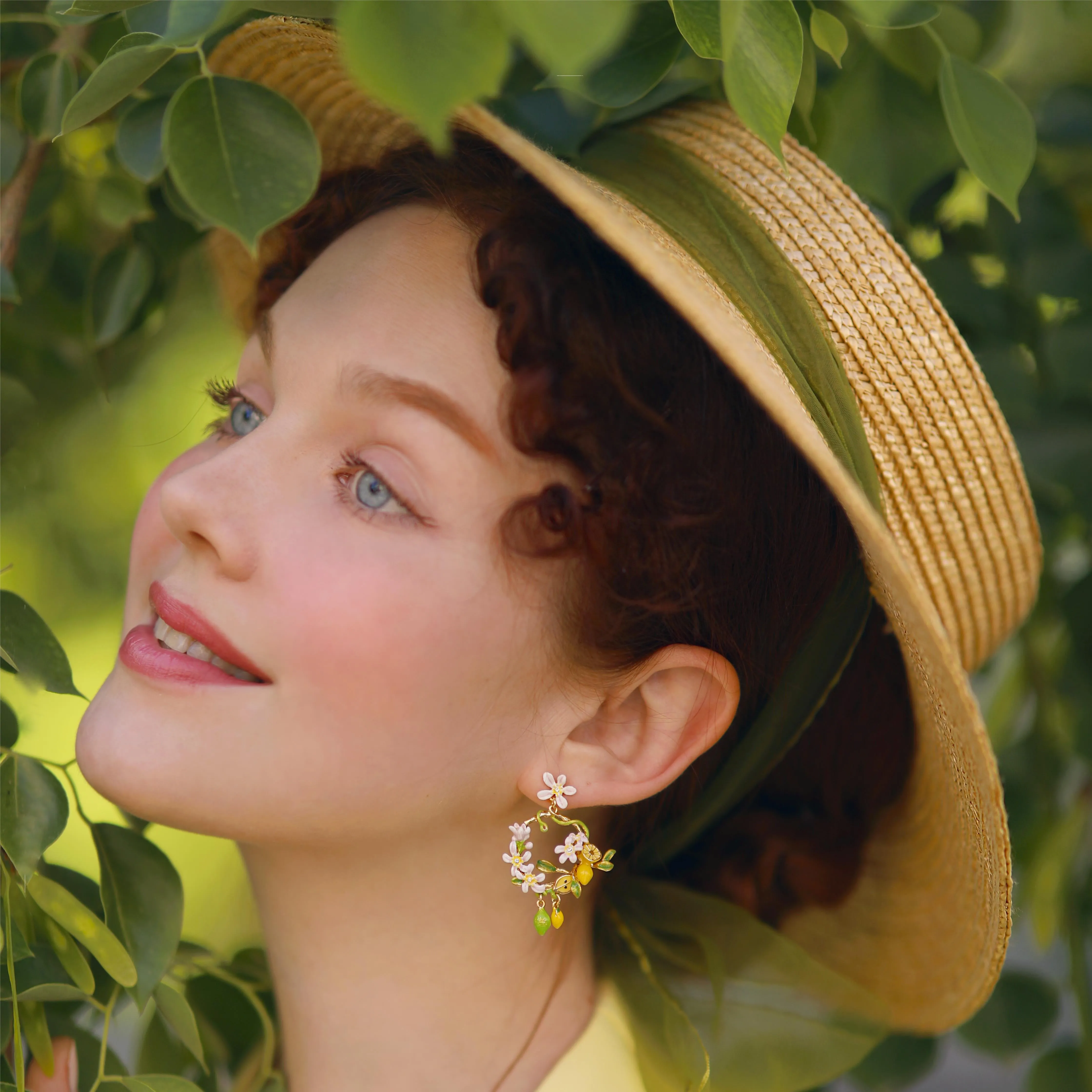 Lemon Garland Earrings sold by Selenichast