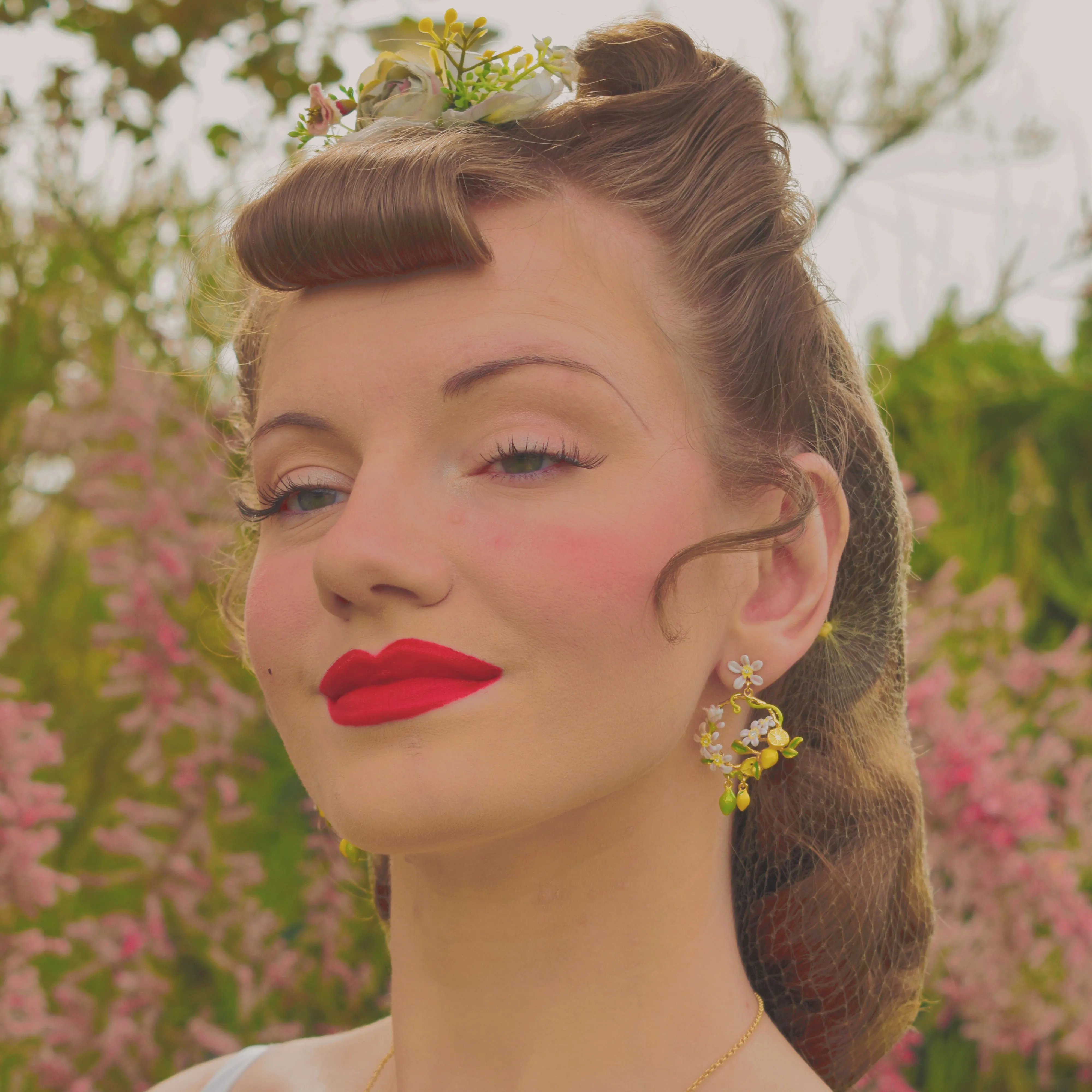 Lemon Garland Earrings sold by Selenichast product image thumbnail 5