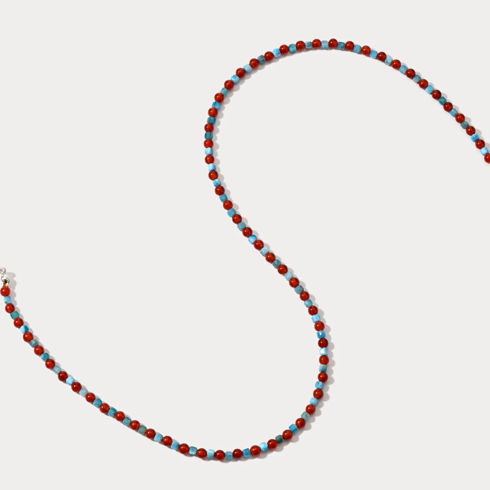 Red Agate Seed bead Necklace sold by Selenichast product image thumbnail 5