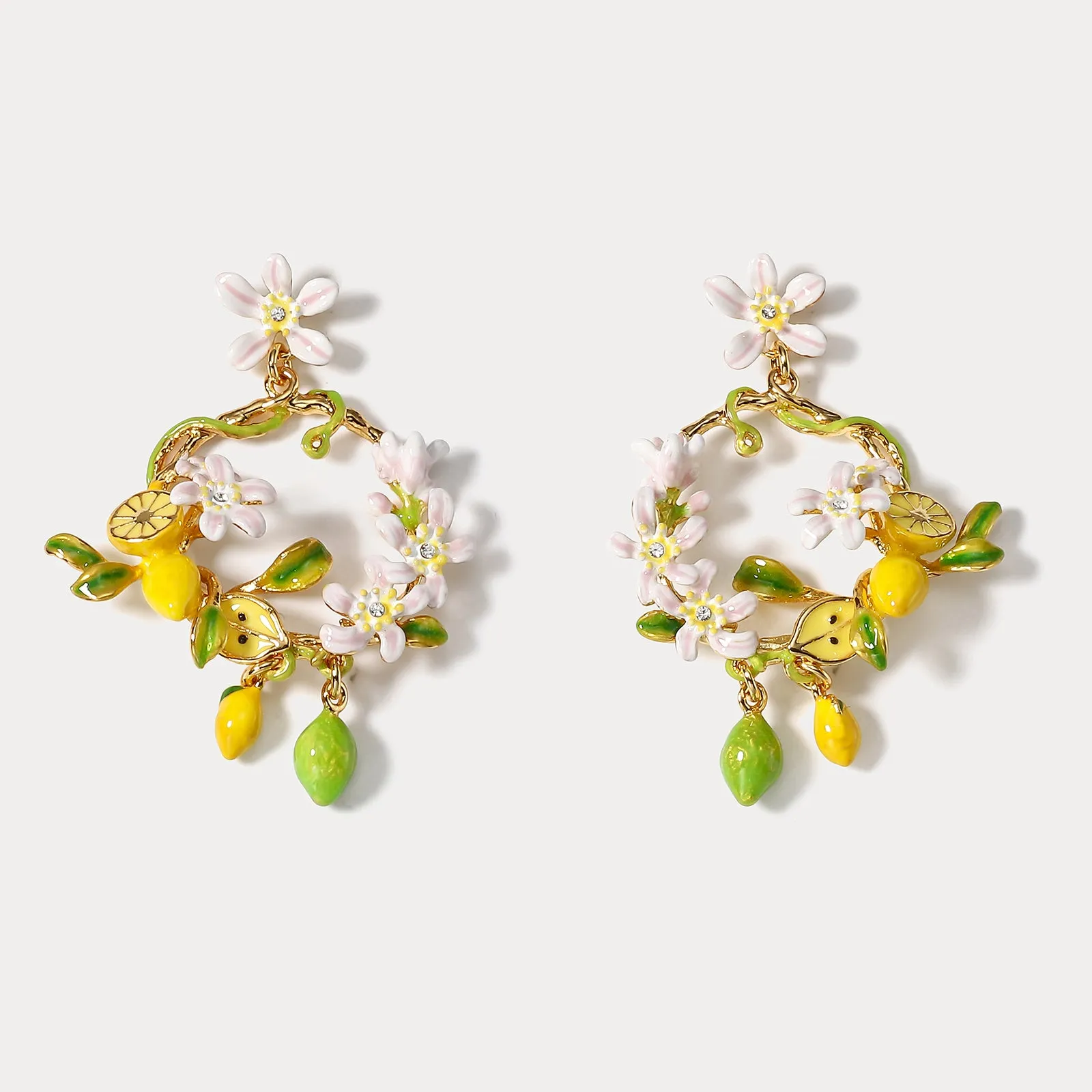 Lemon Garland Earrings sold by Selenichast product image thumbnail 2