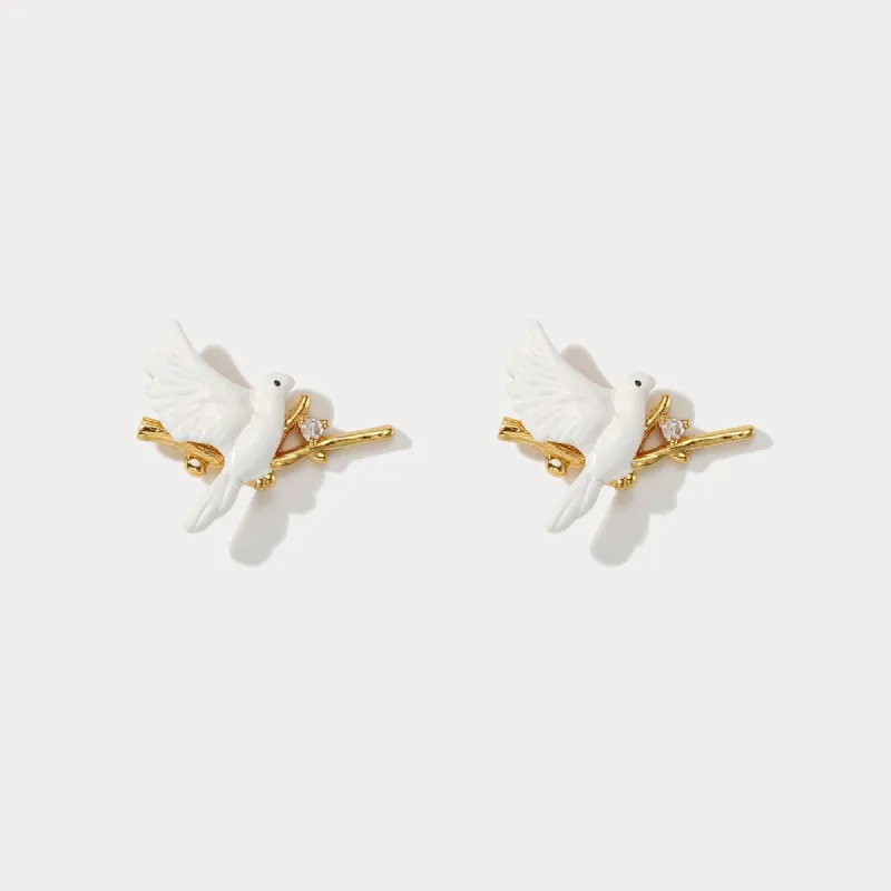 Peace Dove Earrings sold by Selenichast