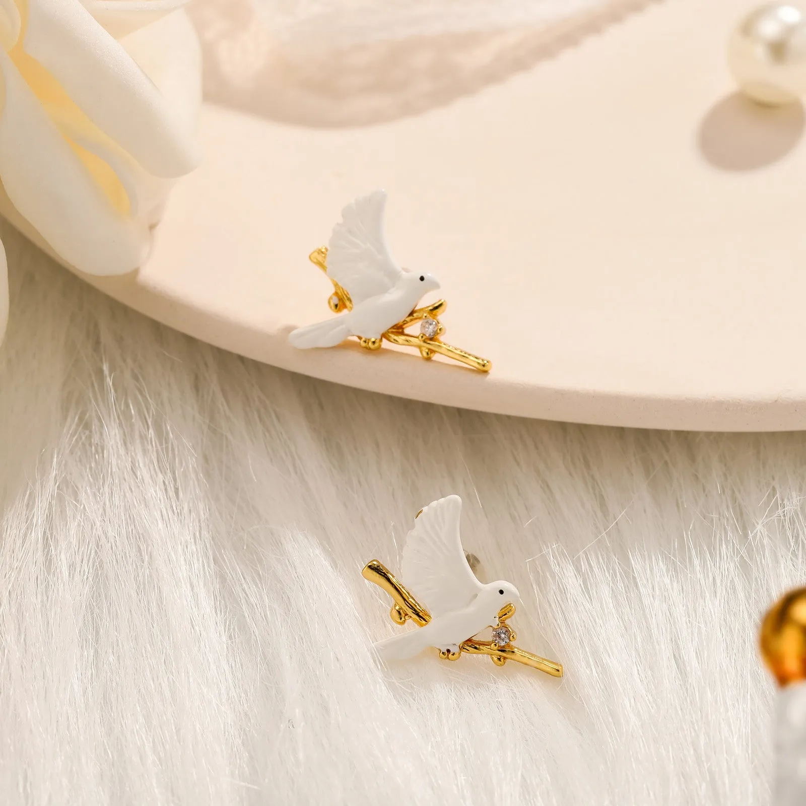 Peace Dove Earrings sold by Selenichast product image thumbnail 2